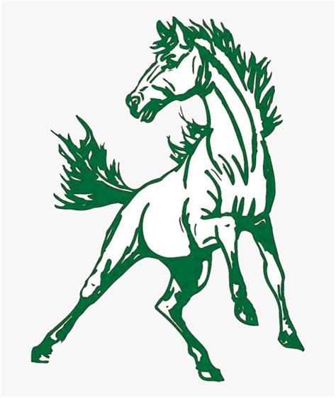 Colts horse mascot green